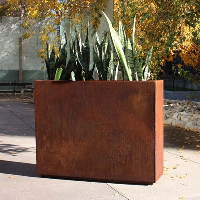 Cortenstål plantekasser Rusty 90x30x80